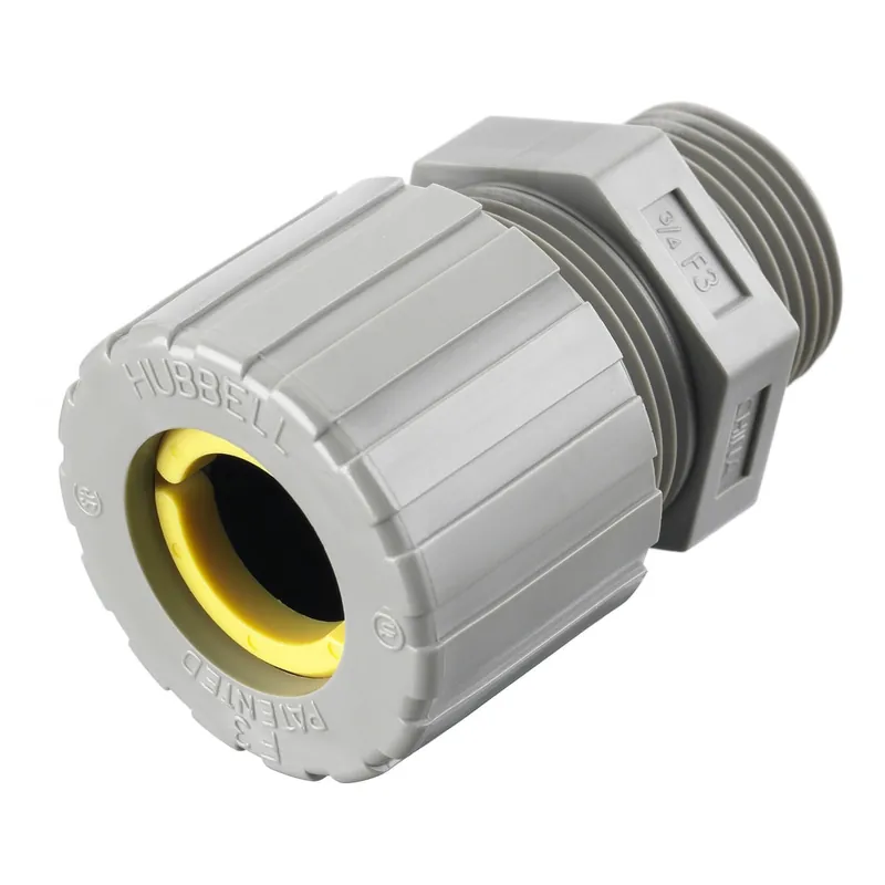Wholesale Hubbell-Wiring SHC1037CR Form F3 Straight Cord Connector 3/4-Inch 0.63 - 3/4-Inch Kellems®