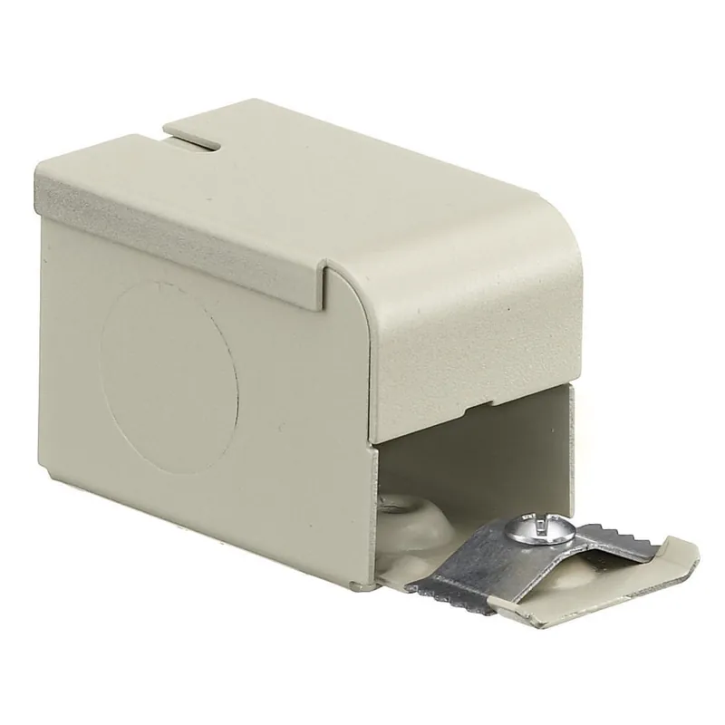 Hubbell-Wiring HBL2010A2IV Entrance End Fitting Cold Rolled Steel Ivory For PlugTrak HBL2000 Metal Raceway Trending