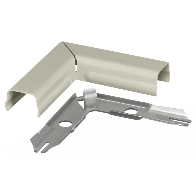 Hubbell-Wiring HBL511IV 90-Degree Flat Elbow Steel Ivory For HBL500/HBL700/HBL750 Metal Raceway Brand New