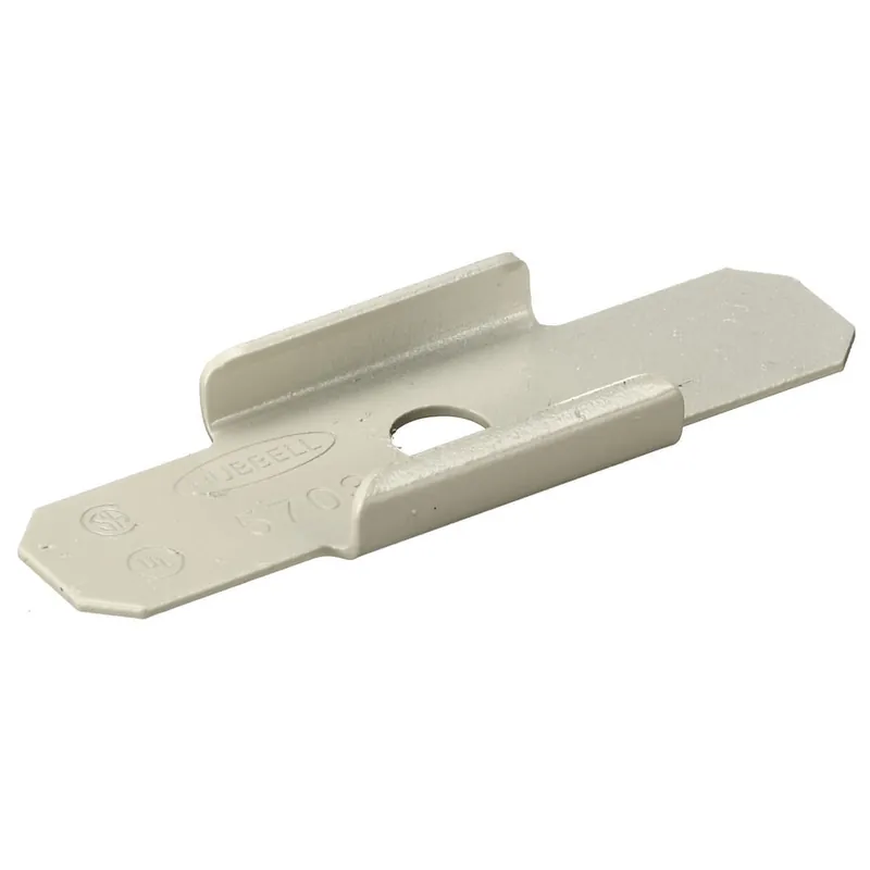 Hubbell-Wiring HBL5703IV Support Clip Steel Ivory For Use With HBL500/HBL700/HBL750 Series Metal Raceway Get Yours