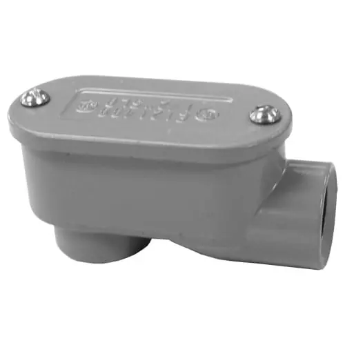 Appleton SLB-75 Die Cast Aluminum Type SLB Conduit Body With Cover And Gasket 3/4-Inch Top Rated