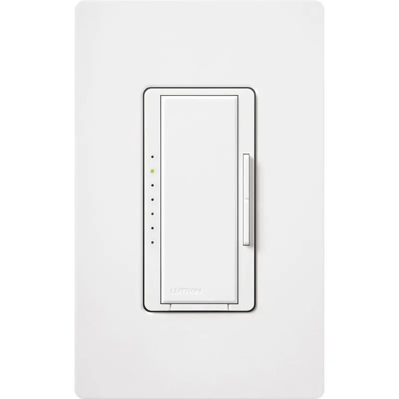 Buy Direct Lutron MALV-1000-WH 120-Volt AC at 60-Hz 1-Pole Magnetic Low Voltage Multi-Location Dimmer Switch Gloss White Maestro