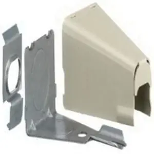 Hubbell-Wiring HBL5785IV Combination Connector Steel Ivory For HBL500/HBL700/HBL750 Metal Raceway Money Back Guarantee