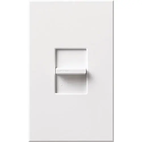 Lutron NT-S-NFB-WH Plastic 1-Dimmer Switch Architectural Wallplate White Nova-T Best Choice