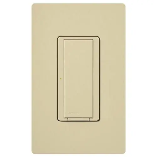 Lutron MRF2-8S-DV-IV 120 - 277-Volt AC at 50 - 60-Hz 8-Amp Light 3-Amp Fan 1-Pole Specification Grade Multi-Location Wireless Digital Switch Ivory Reduced Price