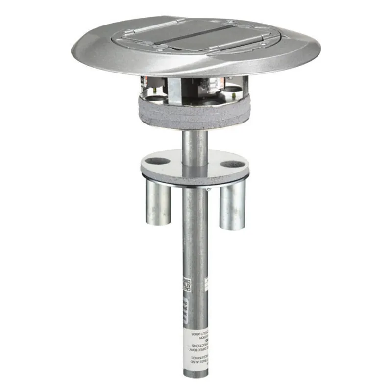 Crafted Hubbell-Wiring S1PT4X4AL 1-Piece Fire-Rated 4x4 Poke-Thru Device Aluminum ScrubShield SystemOne