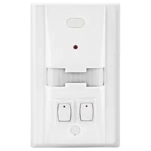 Hubbell-Wiring WS1277W2 PIR Occupancy Sensor With Relay 1000-Sq-ft 120/277-Volt AC White H-Moss Genuine