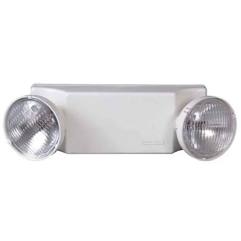 Cooper Lighting CC8-SQ J-Box Mount CC8 Series 2-Square Head Emergency Light 12-Watt 120/277-Volt AC 12-Volt DC Textured White Sure-Lites® Grab Now
