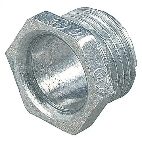Thomas & Betts HA210 Die Cast Zinc Straight Non-Insulated Conduit Chase Nipple 4-Inch x 1.73-Inch Steel City® Deal