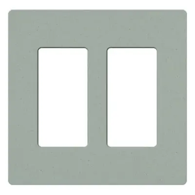 Grab Now Lutron SC-2-BG Plastic Surface Mount Standard Size Decorator Wallplate 2-Gang 2-Decorator Bluestone Maestro®