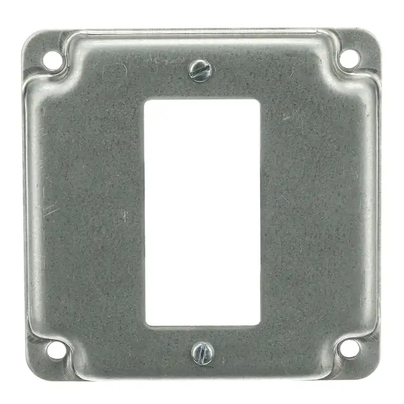 Price Drop Thomas & Betts RS16-CC Pre-Galvanized Steel Outlet Box Cover 4-Inch x 4-Inch x 1/2-Inch Steel City®