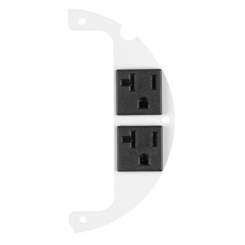 Original Hubbell-Wiring S1R6SPZ Powder Coated Standard Size Fire Rated Poke Through 6-Inch Recessed Sub Plate SystemOne
