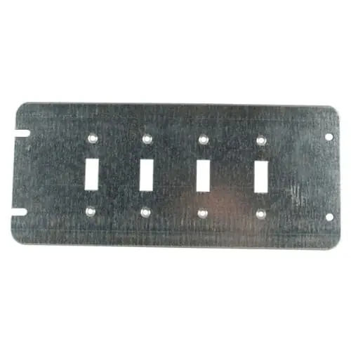 Special Offer Thomas & Betts 4-GCS Pre-Galvanized Steel 4-Gang Box Cover 10-5/8-Inch x 4-11/16-Inch Steel City®