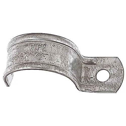 Thomas & Betts HS103 Zinc Plated Steel 1-Hole Strap 1-Inch Steel City® Professional Grade