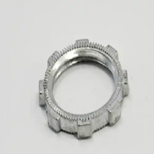 Limited Offer Bridgeport 101-DC Ball Burnished Mirror Smooth Die Cast Zinc Conduit Locknut 1/2-Inch