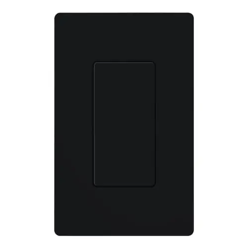 Lutron SC-BI-MN Wall Mount 1-Gang Designer Vertical Blank Insert Plastic Satin Midnight Claro® Today Only