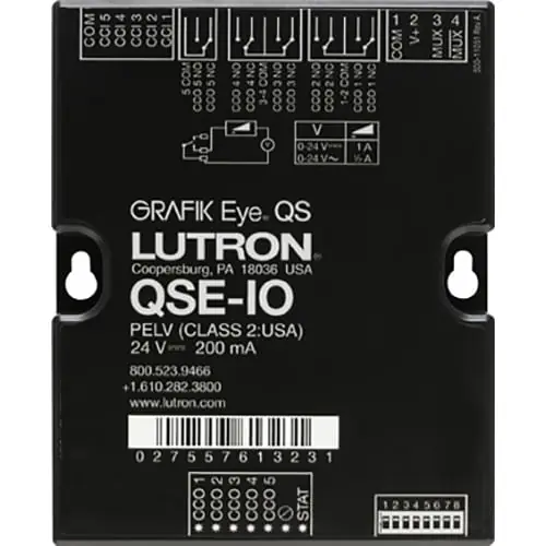 Lutron QSE-IO Control Interface 24 - 36-Volt DC HomeWorks® Weekend Sale
