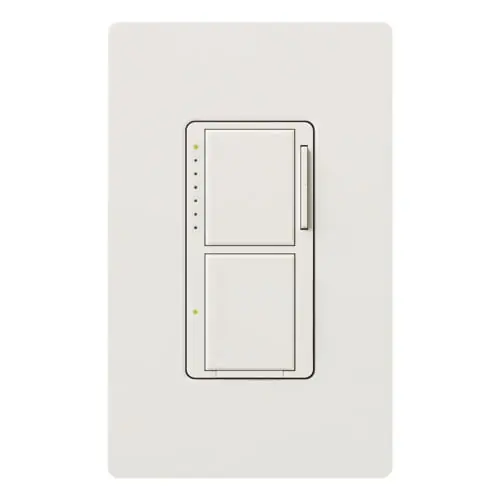 Lutron MA-L3S25-WH 120-Volt AC at 60-Hz 2.5-Amp 1-Pole Single Location Dual Dimmer/Switch White Maestro® Next Day Delivery