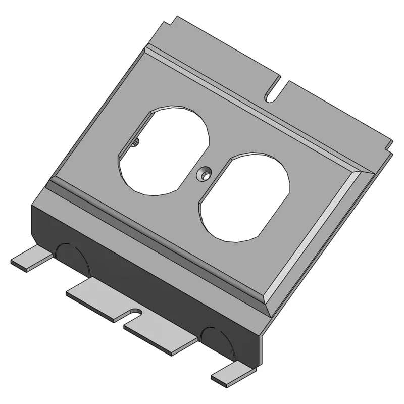 Reduced Price Thomas & Betts 664-RP Steel 2-Gang Device Plate 5-3/32-Inch x 3-3/4-Inch x 9-15/16-Inch Steel City®