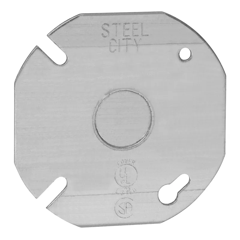 Thomas & Betts 24C6 Pre-Galvanized Steel Flat Box Cover 3-1/2-Inch x 3-1/2-Inch Steel City® Holiday Sale