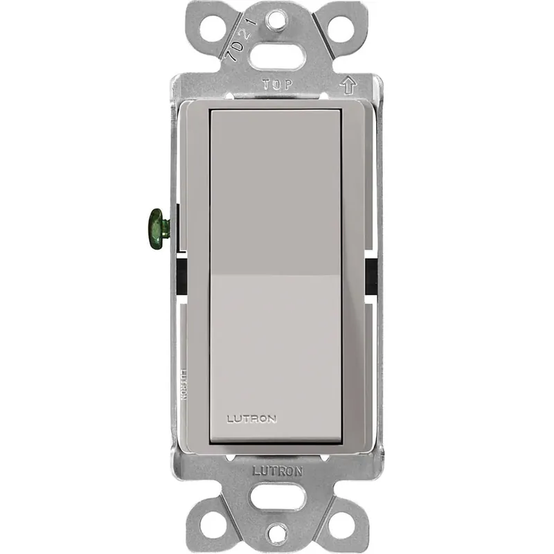 Brand New Lutron CA-1PS-GR 120/277-Volt 15-Amp 1-Pole Mechanical Switch Gray Diva®