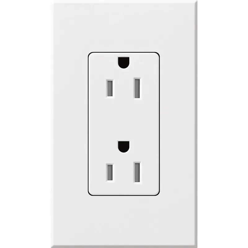 Best Price Lutron NTR-15-TR-WH Commercial Residential Grade Tamper-Resistant Dimming Duplex Receptacle 15-Amp 125-Volt AC NEMA 5-15R White Nova-T®