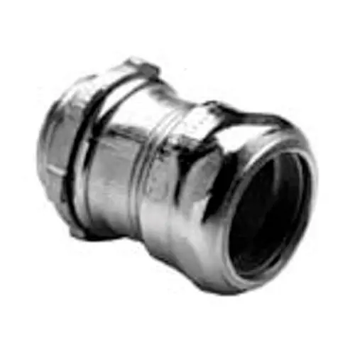 Bridgeport 257 Zinc Electroplated Steel Concretetight EMT Compression Connector 3-Inch High Quality
