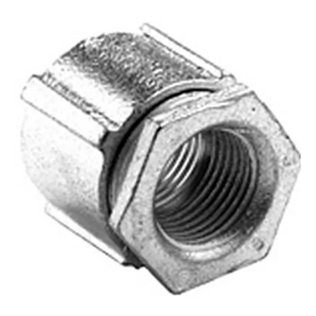 Bridgeport 1123 Zinc Electroplated Malleable Iron Concrete Tight Three-Piece Conduit Coupling 1-Inch Mega Sale