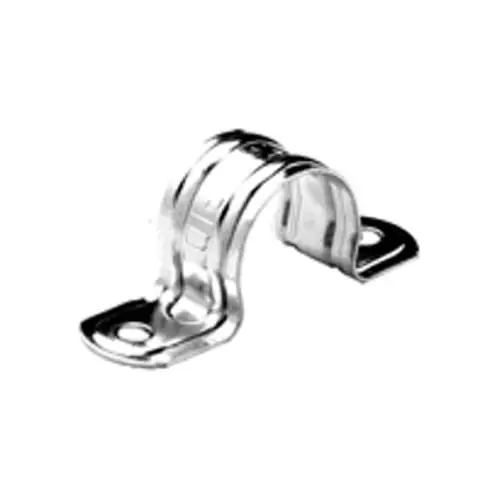 Save Now Bridgeport 1903 Zinc Electroplated Steel 2-Hole Pipe Strap 1-Inch