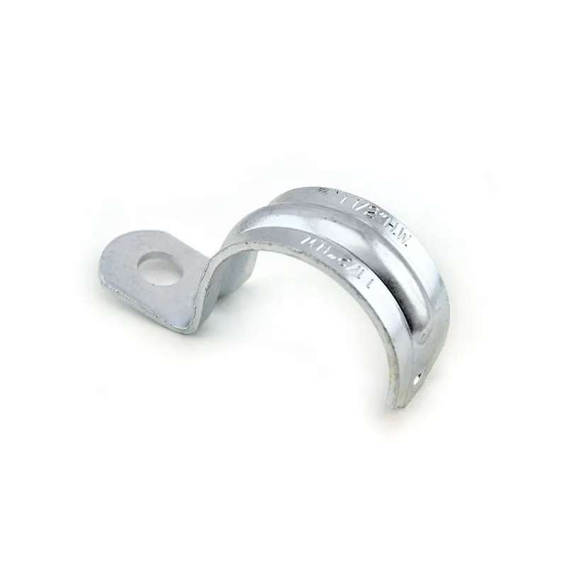 Express Delivery Bridgeport 905-S Electroplated Zinc Steel 1-Hole Pipe Strap 1-1/2-Inch