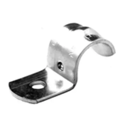 Buy Online Bridgeport 910-S Electroplated Zinc Steel 1-Hole Pipe Strap 4-Inch