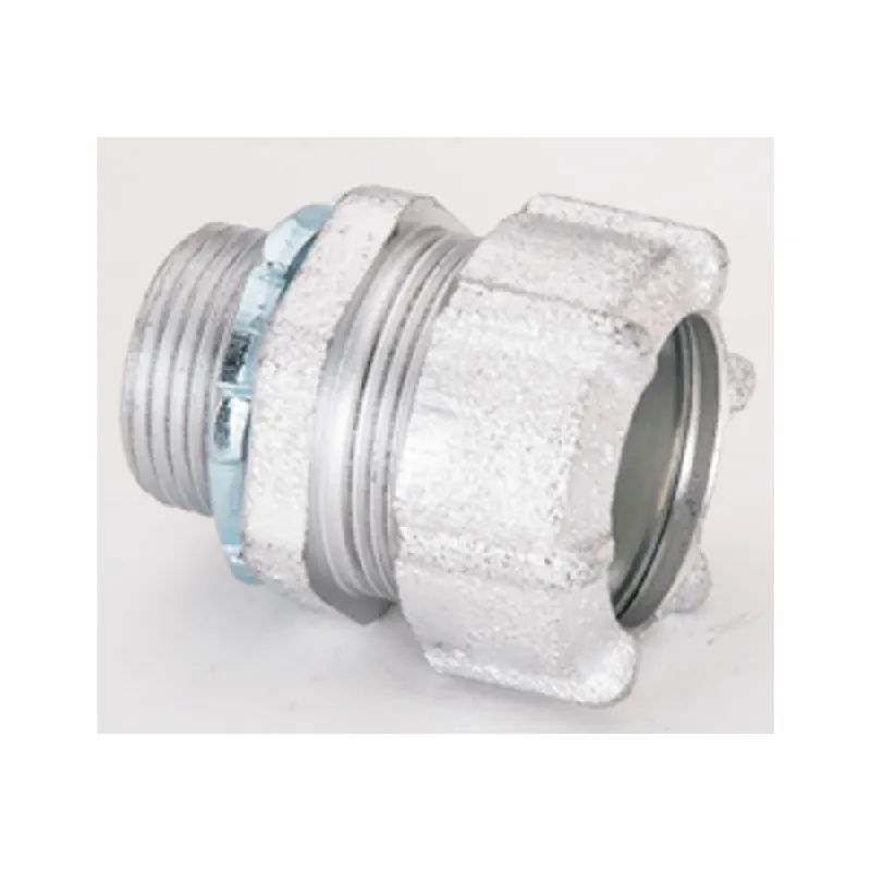 Next Day Delivery Bridgeport 3001 Zinc Plated Malleable Iron Concrete Tight Rigid Compression Connector 3/4-Inch