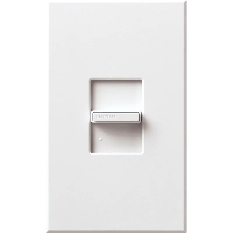 Lutron NF-103P-WH 1-Pole 120-Volt AC at 60-Hz 3-Way Small Control Preset Dimmer White Nova® Original