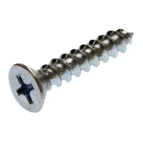Best Price Metallics JTSF11 Zinc Chromate Steel Tapping Screw #4 x 1-Inch