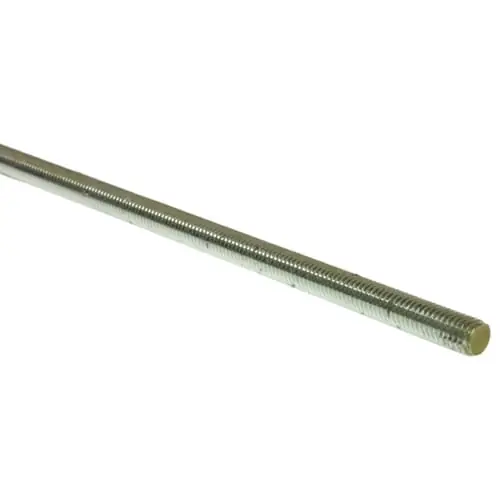 Don’t Miss Out Metallics TRS6/6B Zinc Chromate Steel Straight Threaded Rod 1/4-20 x 6-ft