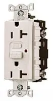 Crafted GFCI RECEPTACLE HWS GF20WL 20A 125V COML LED GFCI