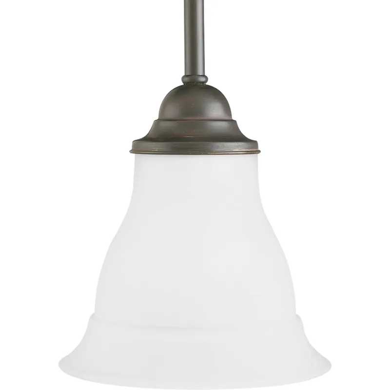 Progress Lighting P5096-20 1-Light Mini Pendant Fixture 100-Watt 120-Volt 6-1/2-Inch Antique Bronze Trinity Latest