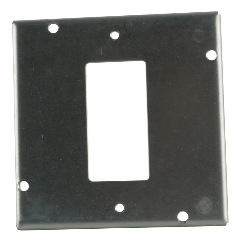Thomas & Betts RSL-16 Pre-Galvanized Steel Outlet Box Cover 4-11/16-Inch x 4-11/16-Inch x 1/2-Inch Steel City® Worldwide Shipping