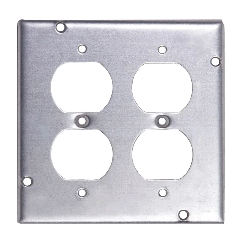 Thomas & Betts RSL-8 Pre-Galvanized Steel Outlet Box Cover 4-11/16-Inch x 4-11/16-Inch x 1/2-Inch Steel City® Reduced Price