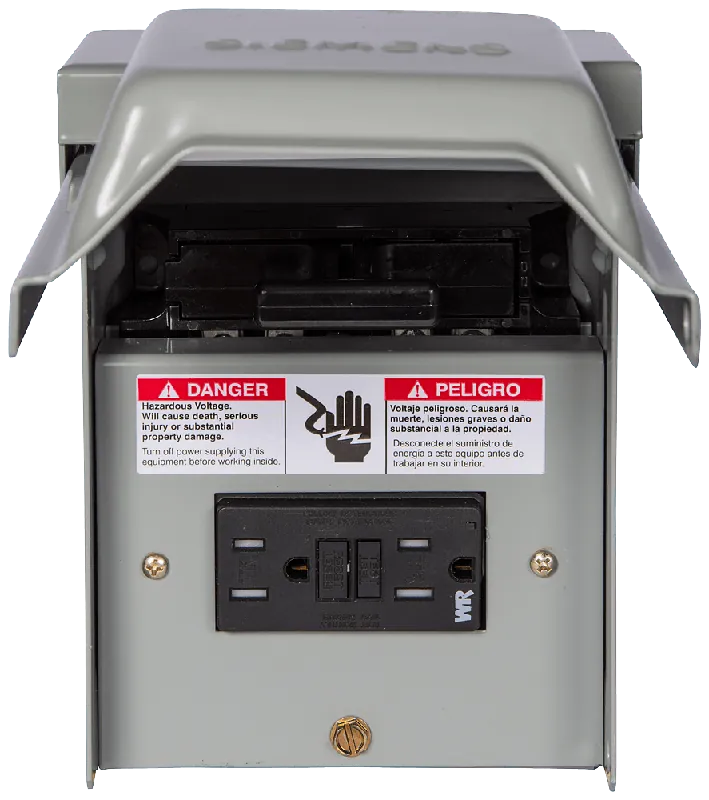 Murray WN2060GFCI 2-Pole 1-Phase Non-Fusible Pullout Air Conditioner AC Disconnect With GFCI Receptacle 240-Volt AC 60-Amp NEMA 3R Certified