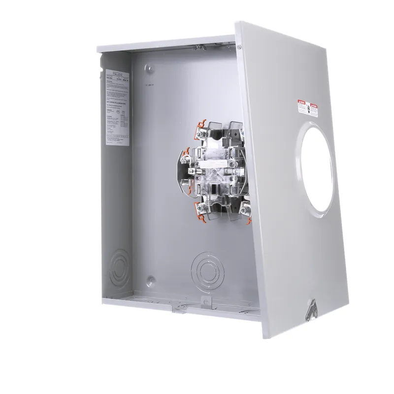 Murray 48805-0BNU 1-Phase Heavy-Duty Ringless Meter Socket With Lever Bypass 5 Jaw 1-Position 200-Amp Warranty Included