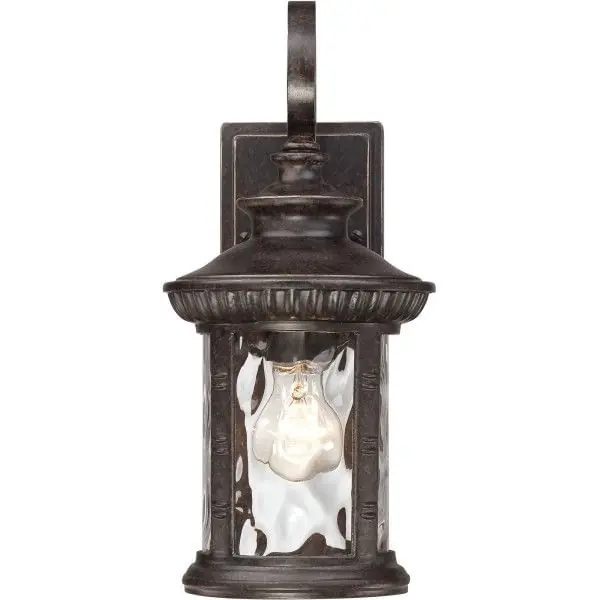 Trusted Brand Quoizel Lighting CHI8407IB 1-Light Wall Lantern 100-Watt 120-Volt AC Imperial Bronze Chimera
