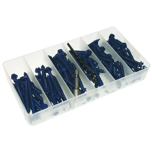Flash Sale Metallics CSH316RF Blue Concrete Screw Kit