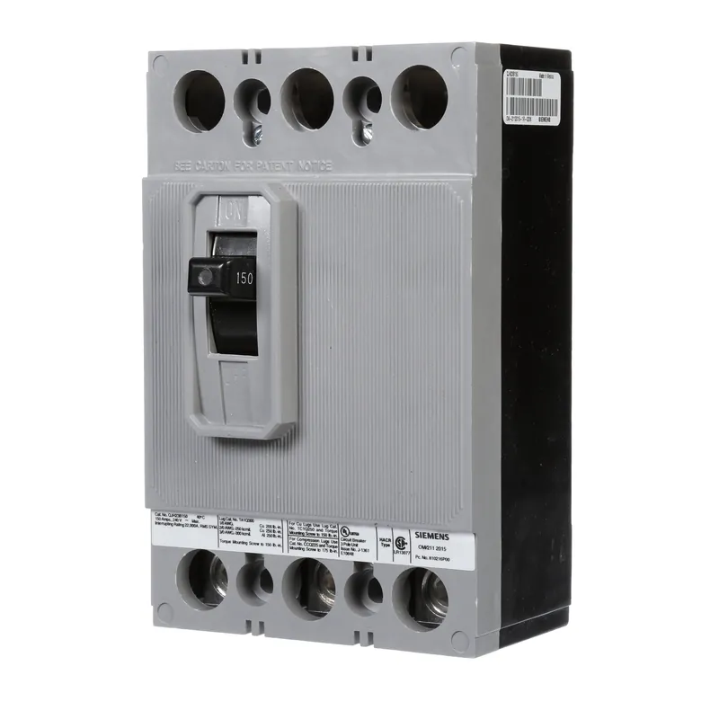 MOLDED CASE THERMAL MAGNETIC CIRCUIT BREAKER SIEM5 QJH23B150 3P 150A 240V CB Certified
