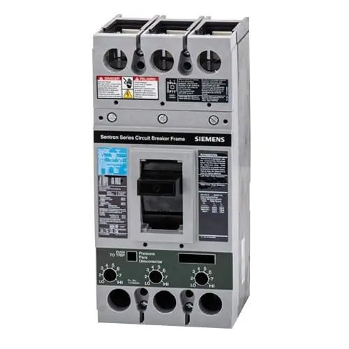 Siemens HFD63B150 Bolt-On Mount Type HFD6 Molded Case Circuit Breaker 3-Pole 150-Amp 600-Volt AC/500-Volt DC Sentron® Place Order