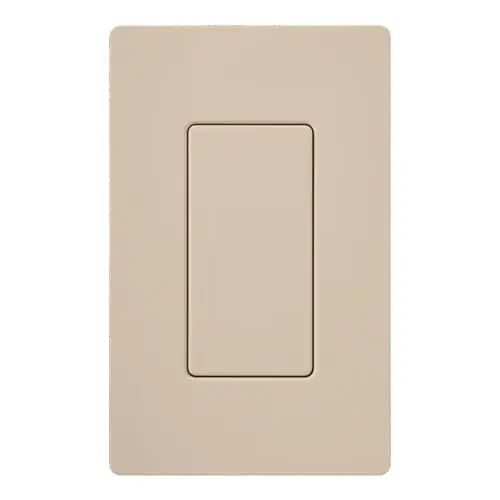 Shop Now Lutron SC-BI-TP Wall Mount 1-Gang Designer Vertical Blank Insert Plastic Satin Taupe Claro®