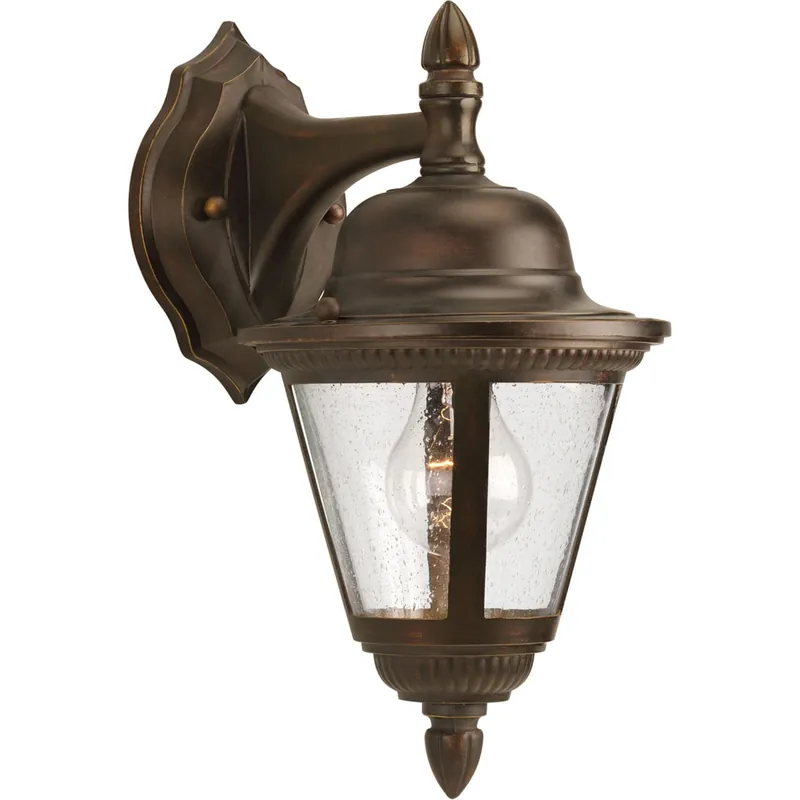 Holiday Sale Progress Lighting P5862-20 1-Light Small Wall Lantern 60-Watt 120-Volt Antique Bronze Powder Coated Westport