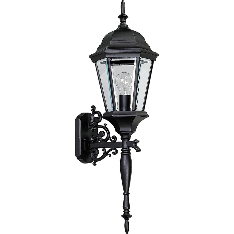 Progress Lighting P5684-31 1-Light Wall Lantern 100-Watt 120-Volt Textured Black Painted Welbourne Shop Now