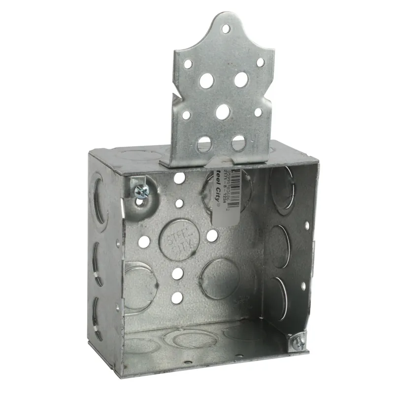 Professional Grade Thomas & Betts 52171-B-1234 Pre-Galvanized Steel Deep Square Box 4-Inch x 4-Inch x 2-1/8-Inch 30.3-Cubic-Inch Steel City®