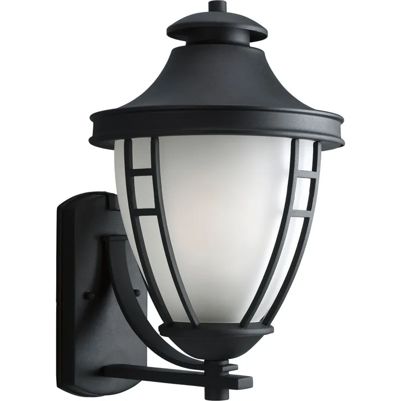 Progress Lighting P5780-31 1-Light Wall Lantern 100-Watt 120-Volt Textured Black Fairview Affordable